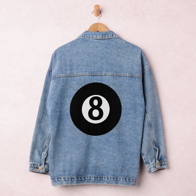 Eight Ball Denim Jacket | Zazzle