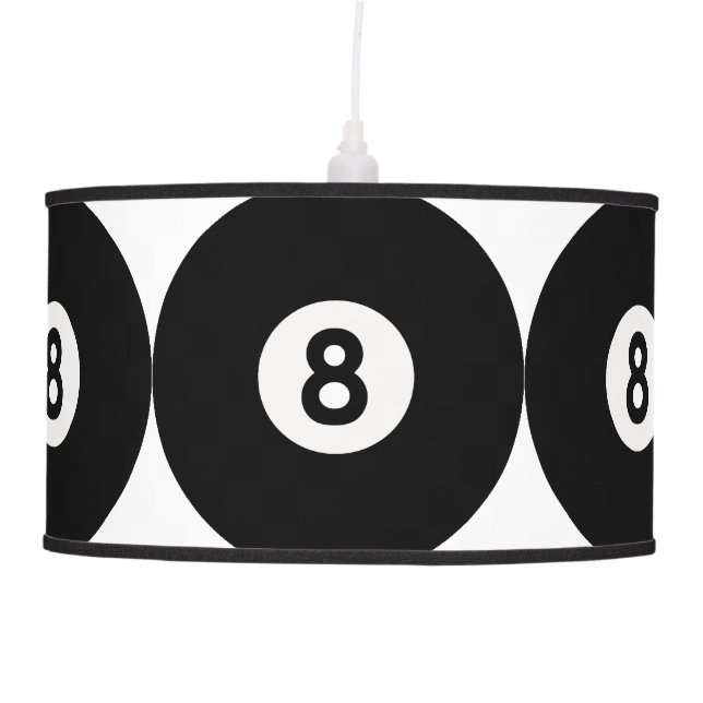 Eight Ball Design Lamp Shade (Front)