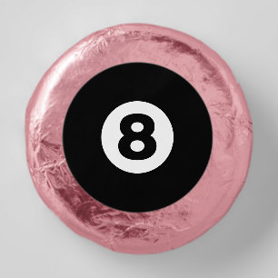 Eight Ball Dipped Oreo Cookie Favors