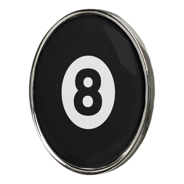 Eight Ball Golf Ball Marker (3/4)