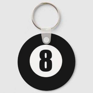 Eight Ball Keychain