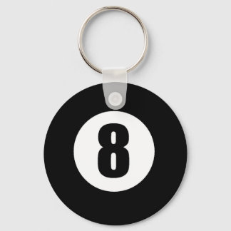 Eight Ball Keychain