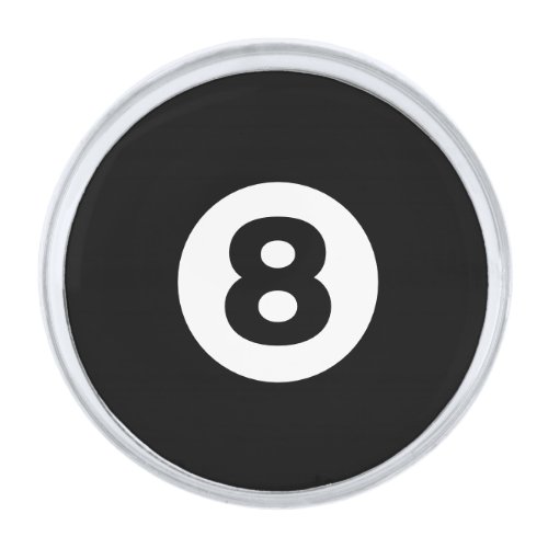 Eight Ball Lapel Pin