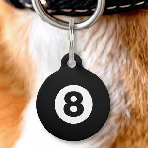 Eight Ball Pet ID Tag