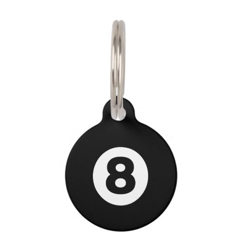 Eight Ball Pet ID Tag