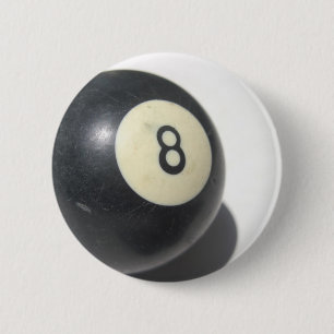 Eight Ball Pinback Button