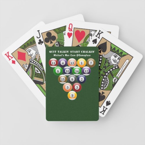 Eight-Ball Rack Billiard Balls 8-Ball Pool Game Bicycle Playing Cards Eight_Ball Rack Billiard Balls 8_Ball Pool Game Bicycle Playing Cards