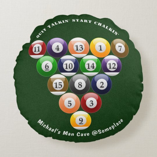 Eight-Ball Rack Billiard Balls 8-Ball Pool Game Round ...