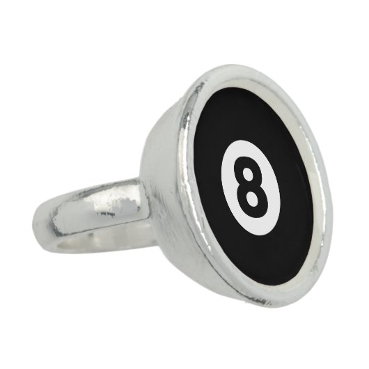 Eight Ball Ring (Side)