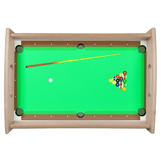 " Eight-ball" Serving Tray (Front)