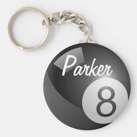 Eight Ball Sports Keychain