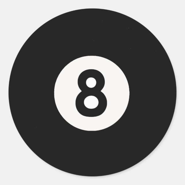 Eight Ball Sticker (Front)