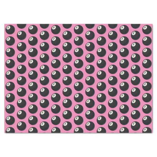 Eight Ball Y2K Snooker 90s Pink Tissue Paper