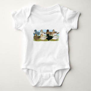 Eight Call Ducks Baby Bodysuit