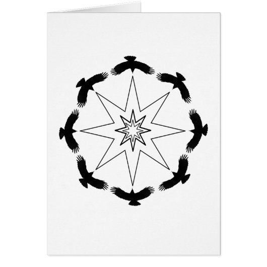 Eight Crow Star Cards (Front)