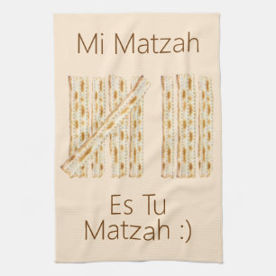 Eight Days of Matzah Kitchen Towel