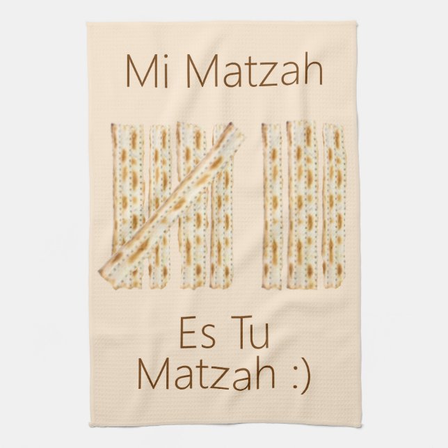 Eight Days of Matzah Kitchen Towel (Vertical)