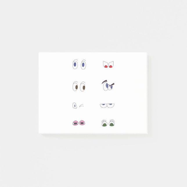 Eight Eyes Set Pack Post-it Notes (Front)