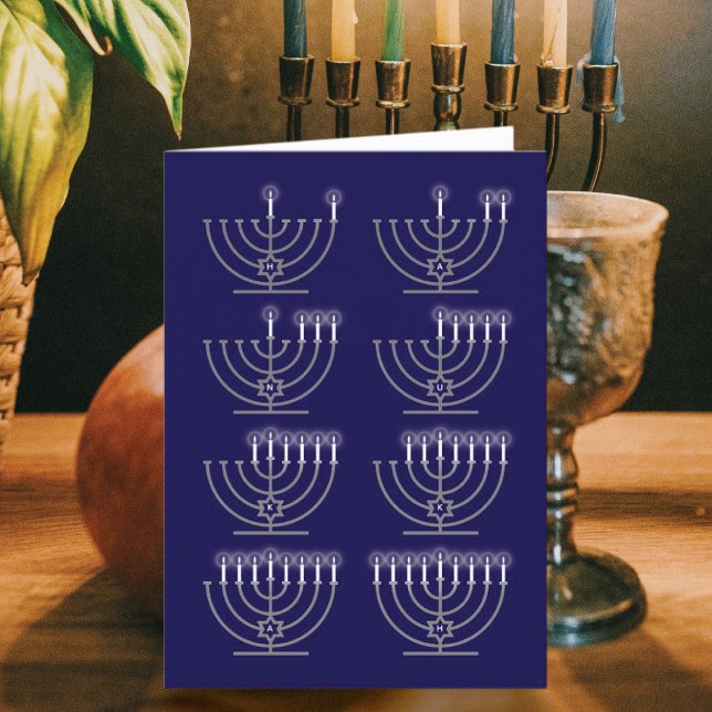 Eight Hanukkah Nights Holiday Card (Creator Uploaded)