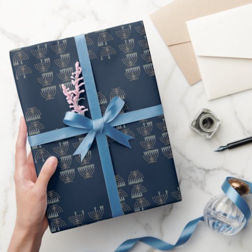Eight Hanukkah Nights Wrapping Paper