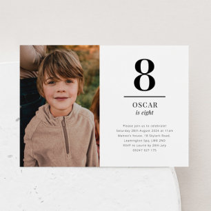 Eight Landscape Photo Invitation