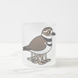 Eight-legged Killdeer Frosted Glass Mug