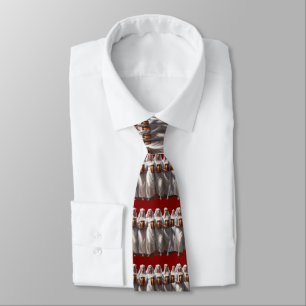 Eight Maids Milking Cut Out Neck Tie