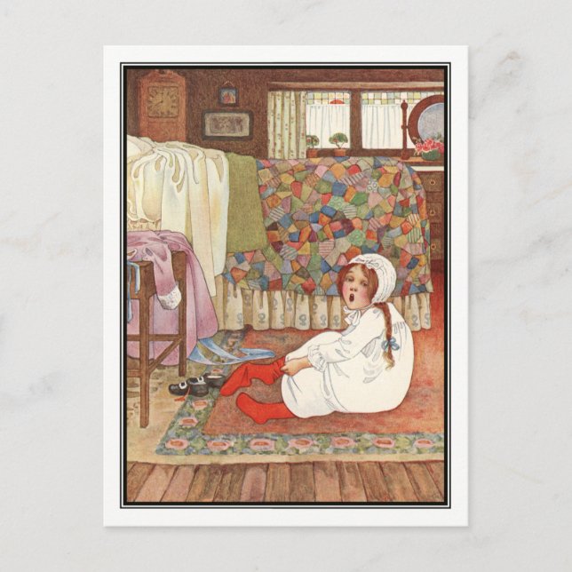 Eight O'Clock by Millicent Sowerby Postcard (Front)