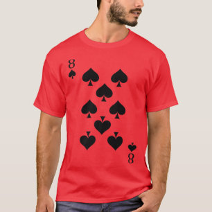 Eight Of Spades  Funny Easy Halloween Costumes Fro T-Shirt