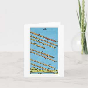Eight of wands - Rider Waite Smith tarot Card