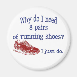 Eight Pairs Running Shoes Magnet