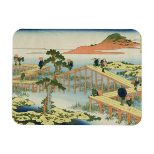 Eight part bridge, province of Mucawa, Japan, c.18 Magnet