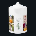 Eight Photo We Love You Grandma Teapot<br><div class="desc">Eight Photo We Love you Grandma Teapot.</div>