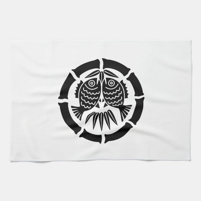 Eight-Section Bamboo Inside Facing Tai B Kitchen Towel (Horizontal)