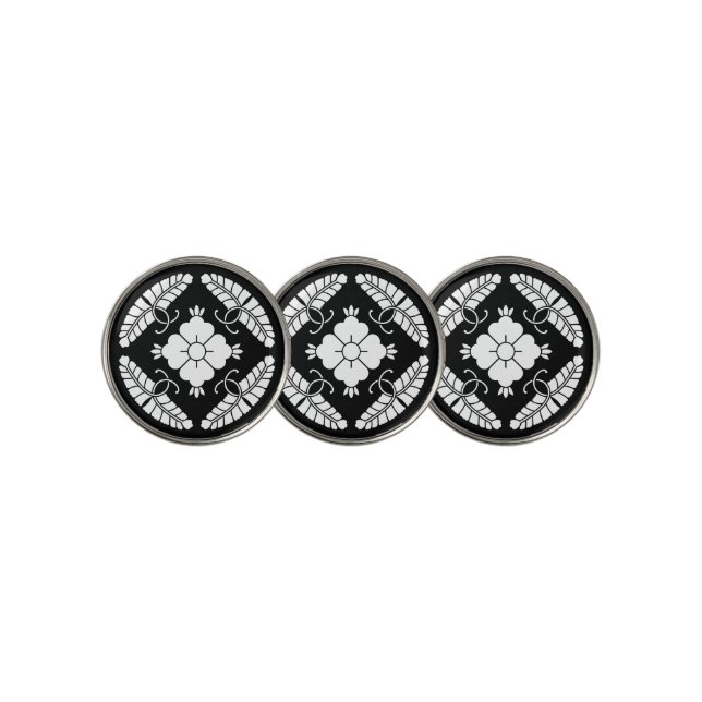 Eight wisterias golf ball marker (3 Up)