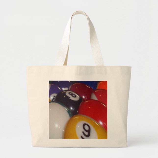 Eightball The Traditional Colours, Large Tote Bag (Front)