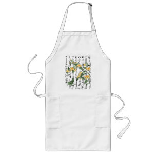 Eighteenth Century Japanese Botanical Frog Toad Long Apron