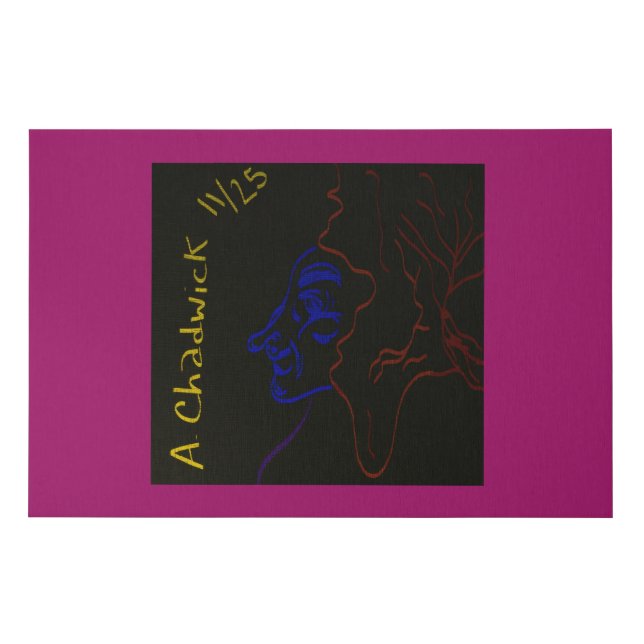 Eighteenth Century Red-haired Baron Faux Canvas Print (Front)