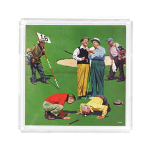 Eighteenth Hole Acrylic Tray