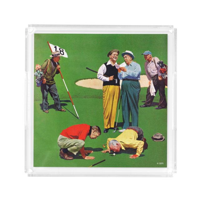 Eighteenth Hole Acrylic Tray (Front)