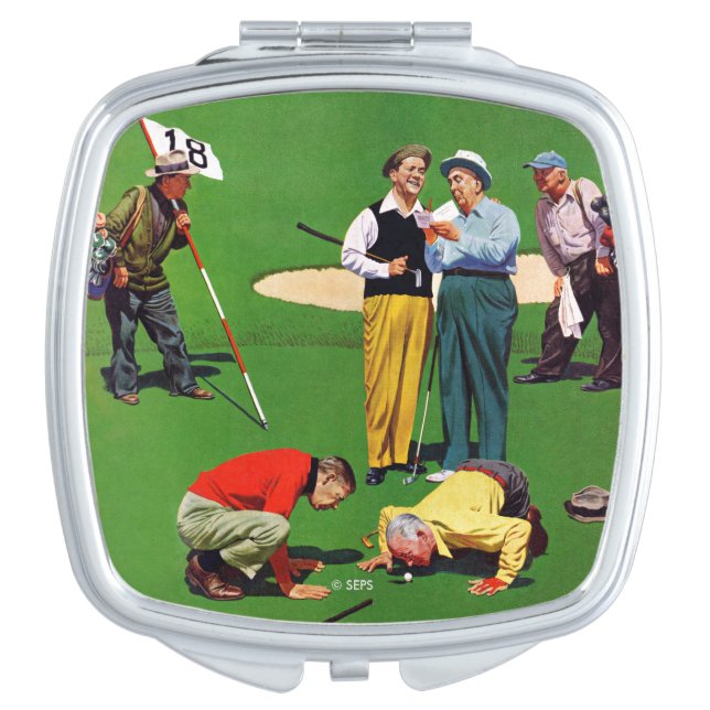 Eighteenth Hole Mirror For Makeup (Front)
