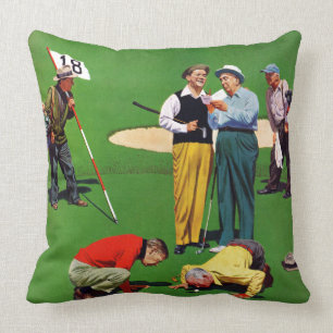 Eighteenth Hole Throw Pillow