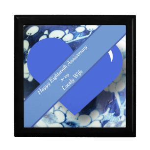 Eighteenth Wedding Anniversary Gift Box