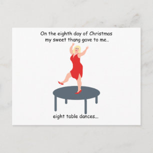 Eighth Day Redneck Christmas Holiday Postcard
