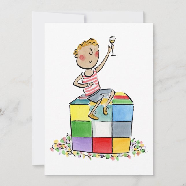 Eighties Birthday Invitation (Front)