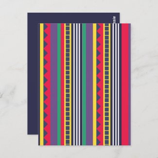 Eighties Colorful Stripes Pattern 80s