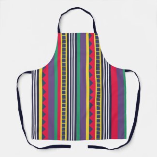 Eighties Colorful Stripes Pattern Eighties 