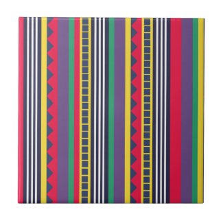Eighties Colorful Stripes Pattern Eighties 