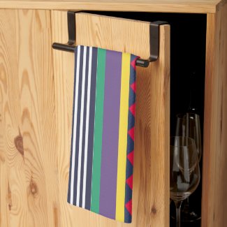 Eighties Colorful Stripes Pattern Eighties 