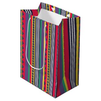 Eighties Colorful Stripes Pattern Eighties